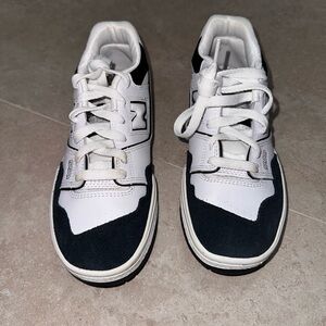 New Balance White and Black Women’s / kids Sneakers